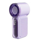 2026 Mini Portable Handheld Fan with Digital Display Speeds Adjustable USB Rechargeable Pocket Cooling Fan for Outdoor Travel