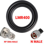 Coaxial LMR400 Cable N to N/ SMA/RP-SMA Male Female Connector Crimp 50 ohm RF LMR-400 Pigtail Antenna Radio Cable