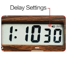 LEAP Chess Clock Digital Chess Timer with Count up / Countdown Timer for Board Games Timer with Alarm Function Wood Appearance
