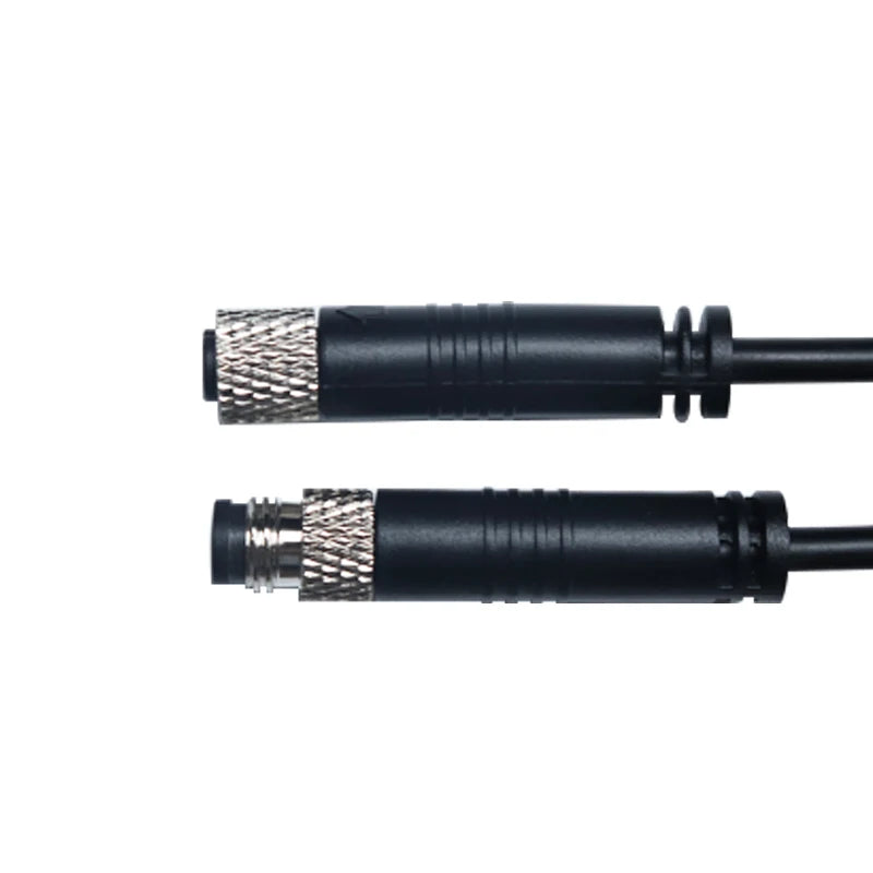 Waterproof M8 Male Female Aviation Plug Socket 3pin 4pin 5pin 6pin Straight Circular M8 Sensor Electrical Connector Power Cable