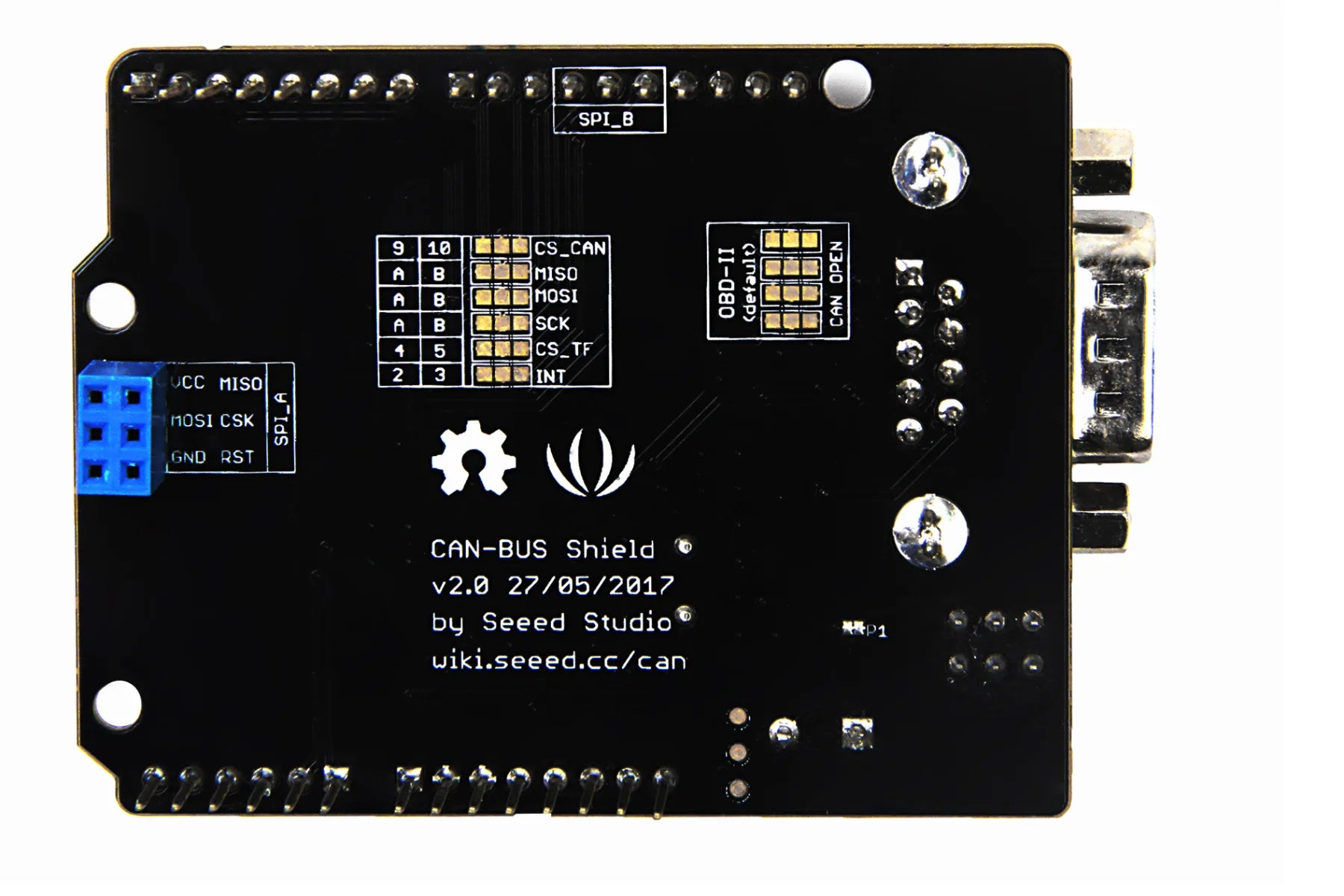 CAN-BUS Shield V2 - high-performance MCP2515 controller & MCP2551 transceiver