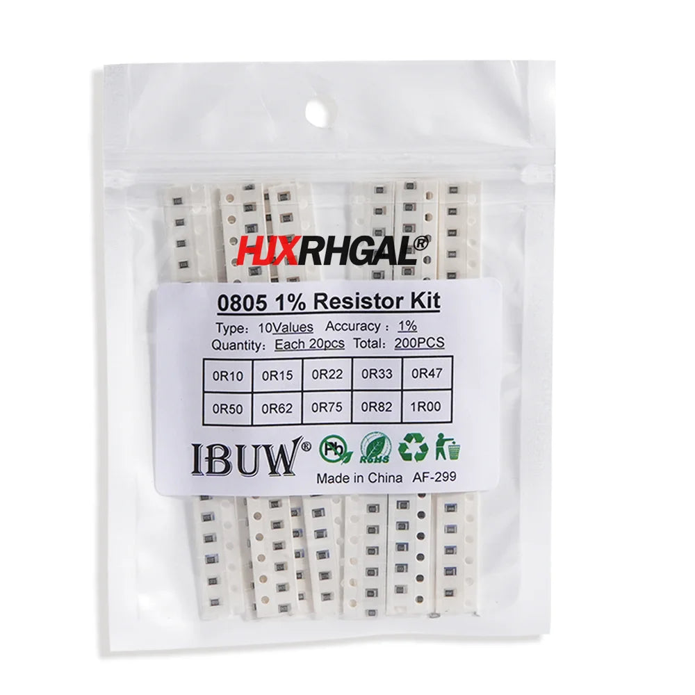 33Values 0402 0603 0805 1206 1210 2512  SMD Resistor Kit Assorted Kit 1ohm-1M ohm Sample Kit 80Values 36Values 10Values