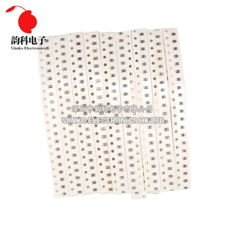 320PCS 720PCS 0603 0805 1206 SMD Capacitor Assorted Kit 16/36/50Values 1PF - 10UF Capacitance Set 100NF 0.1UF 1UF 2.2UF 4.7UF