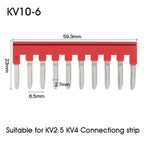 Wire Connectors Rail Type Electrical Quick Terminal Block Direct Insertion Instead Of UK ST PT Docking For Parallel Connection
