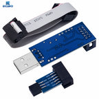 1PCS~5PCS EGBO USBASP USBISP AVR Programmer USB ISP USB ASP ATMEGA8 ATMEGA128 Support Win7 64
