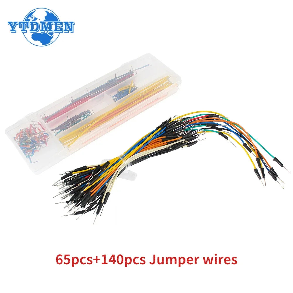 MB-102 Breadboard 400 830 Point Solderless PCB Bread Board Jumper Wire Cable Test Develop DIY for Arduino Kit