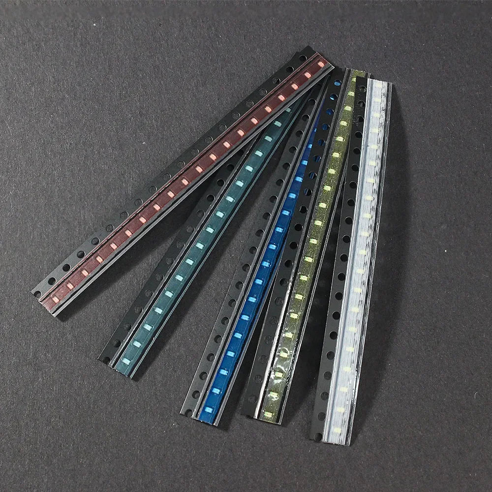 100pcs SMD LED 0603& 0805 5-color White Yellow Red Blue Green Digital Products LED Display Screens Electronic Diy Accessories