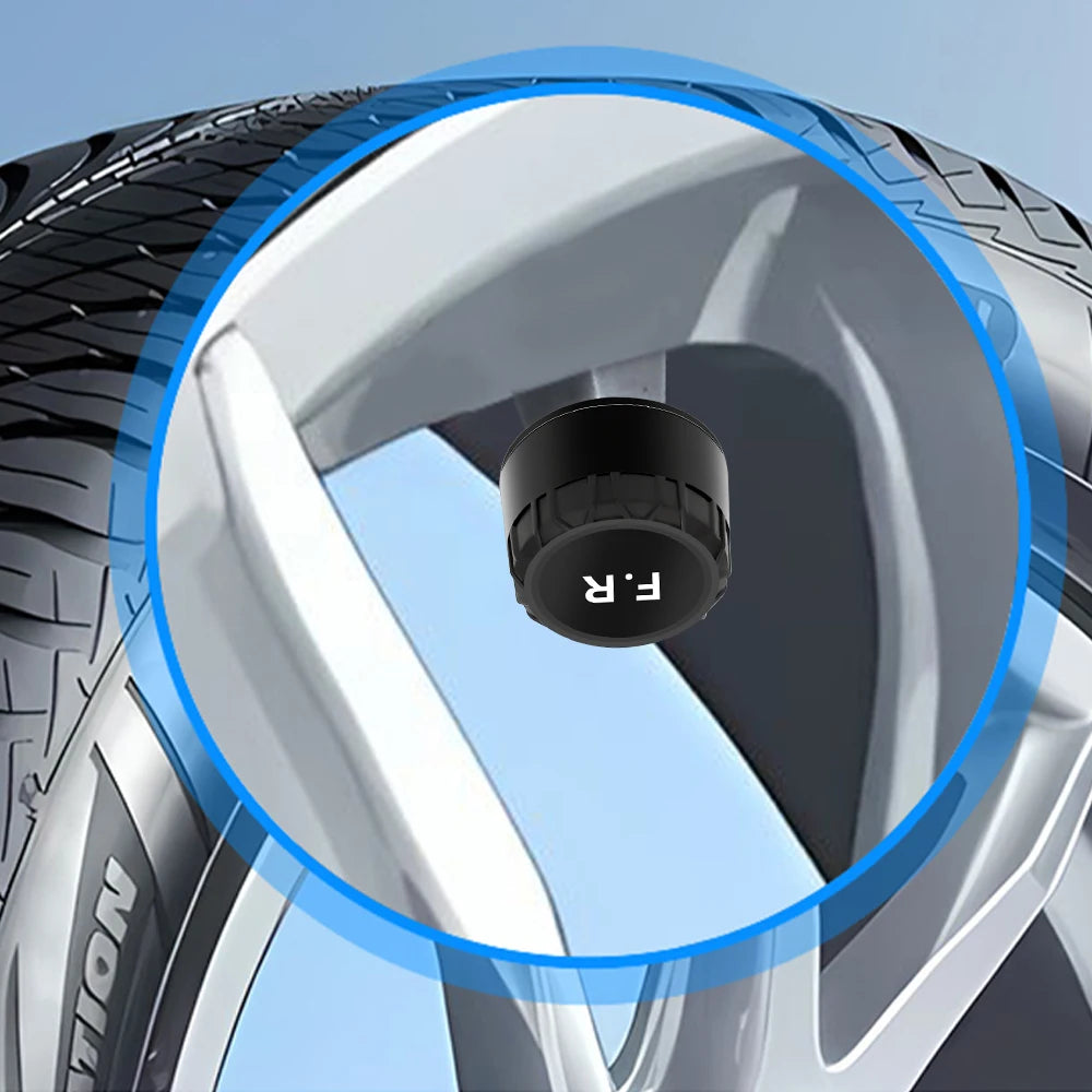 KEBIDUMEI Car Tire Pressure Monitor System USB Android TPMS For Navigation Player Temperature Warning Sensors Car Accessories