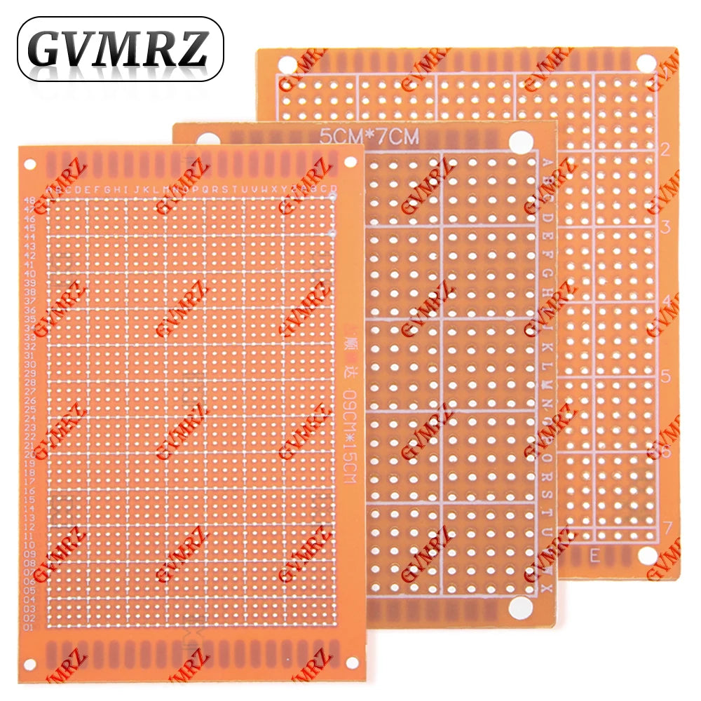 Phenolic PCB Prototype Board Universal Through Hole Perfboard for DIY Electronic Projects