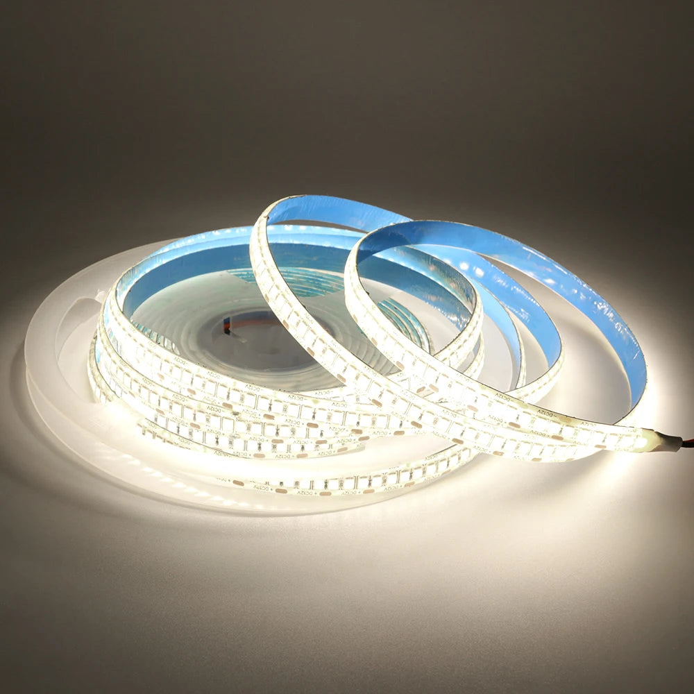 12V 24V LED Strip SMD 2835 Flexible LED Tape 5M 120 240 480Leds/m Waterproof Ribbon Diode Room Decor Warm Natural Cool White