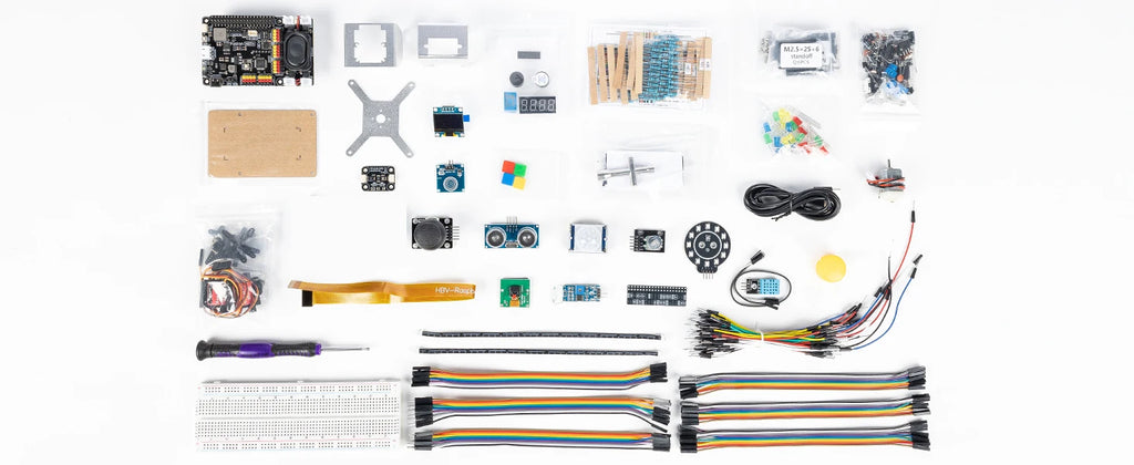 SunFounder AI Fusion Lab Kit for Raspberry Pi 5/4/3B+/Zero 2w, LLMs ChatGPT/Gemini/Grok, YOLO&OpenCV & MediaPipe, Python
