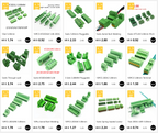 5Sets 2EDGKA-5.08mm Plug-in PCB Wiring Terminal Vertical Side Outlet Plug Complete with Straight Bent Needle Holder