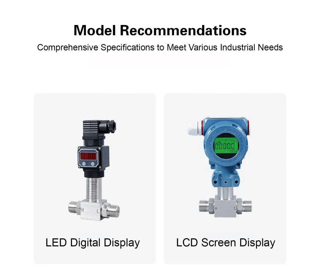 Differential Pressure Transmitter Smart DP Pressure Sensor Industrial Process DP Transducer Digital Pressure Transmitter