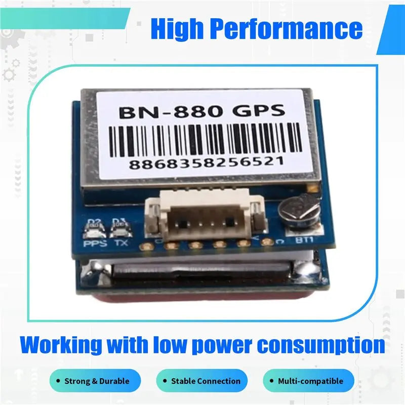 Y43A-2X BN-880 GNSS Dual GPS Module With QMC5883L Compass For AMP2.6/PIX-HAWK Flight Controller
