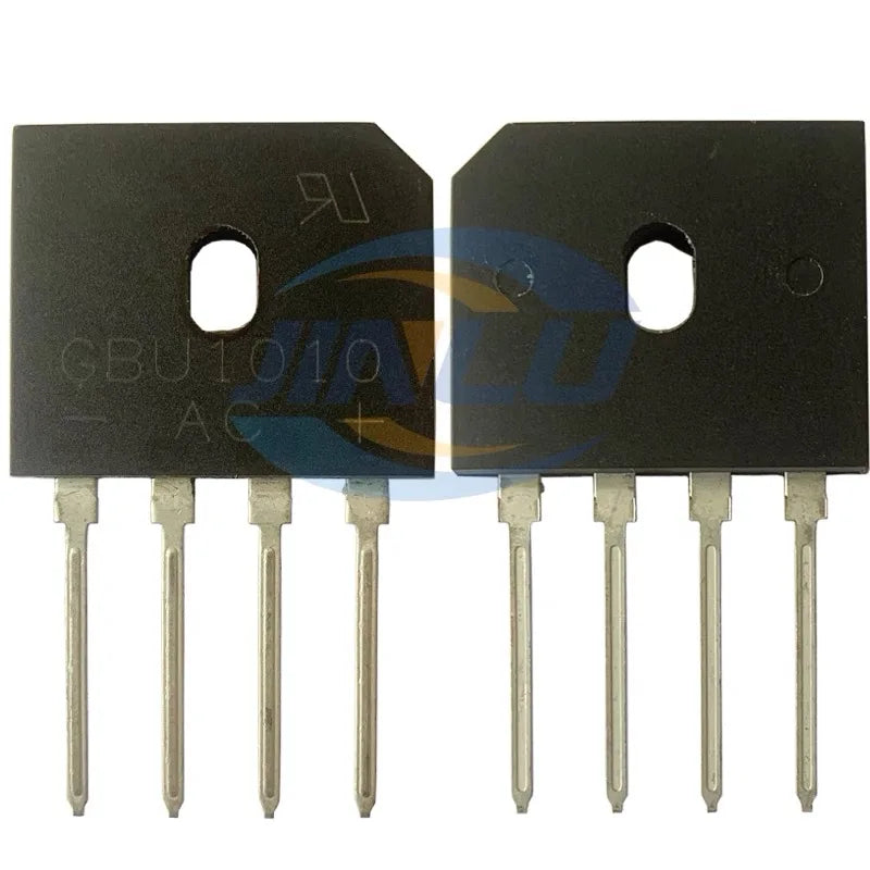 5pcs  GBU406 GBU408 GBU410 GBU606 GBU608 GBU610 GBU806 GBU808 GBU810 GBU1010 GBU1510 GBU2510 GBU3510 Bridge Rectifiers