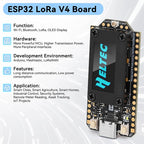 Heltec LoRa 32 V4 Meshtastic GPS ESP32 SX1262 Dev-Board 0.96inch OLED Solar Powered Mesh Network WiFi LoRa BLE with Case