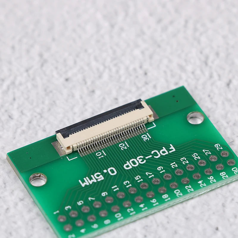 1Pcs 30 Pin 0.5mm FFC FPC to 30P 2.54mm DIP PCB Adapter Converter Board
