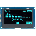 2.4" 2.42 inch 128x64 OLED LCD Display Module SSD1309 12864 7 Pin SPI/IIC I2C Serial Interface for Arduino UNO R3 C51