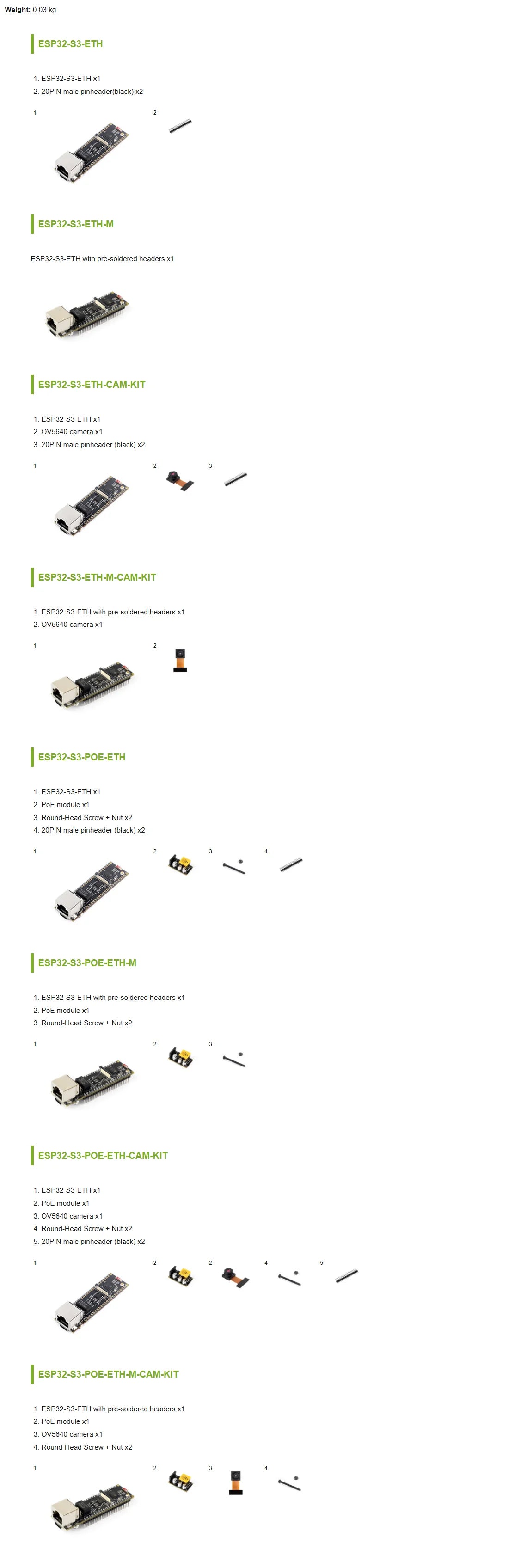 Waveshare ESP32-S3 ETH Development Board, Optional For PoE Module And Camera Module, Onboard TF Card Slot, Camera Interface
