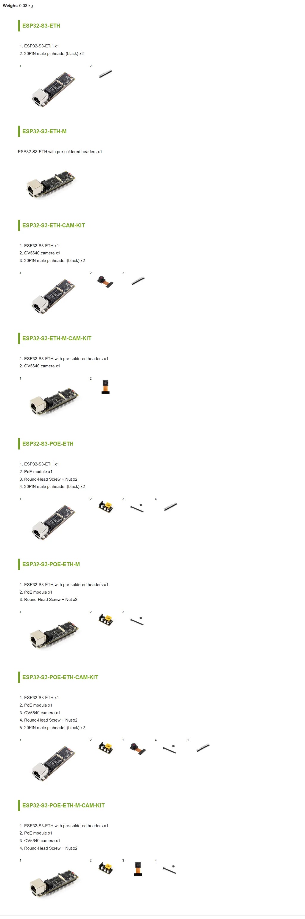 Waveshare ESP32-S3 ETH Development Board, Optional For PoE Module And Camera Module, Onboard TF Card Slot, Camera Interface