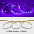 DC12V 5M/Lot 3528 2835 UV LED Strip 60led/m 120led/m 300/600 Leds Ultraviolet 395-405nm Purple Flexible Tape Light