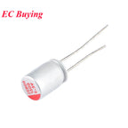 5-20pcs DIP Solid Electrolytic Capacitor Super Low ESR 6.3V 16V 25V 35V 50V 100UF 270UF 470UF 220 330 560 680 UF 820UF 1000UF