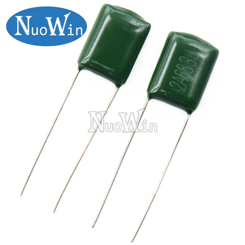 50pcs/Lot 100V Polyester Film Capacitor 1NF 2.2NF 4.7NF 10NF 47NF 100NF 2A331 2A102 2A222 2A472 2A512 2A103 2A223 2A473 2A104