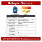 Industrial I/O Networking Module AI/AO/DI/DO 4-20mA 0-20mA, RJ45 RS485 Modbus TCP/RTU Gateway with OLED Display, DC 8-28V Powere
