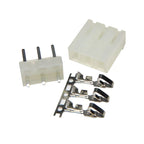 10sets CH5.08 2P/3/4/5/6Pin  5.08mm/0.2in Pitch Straight Vertical Male Pin Header Wafer + Terminal+Housing Socket Connector