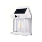 Solar Tungsten Night Lamp Intelligent Motion Sensor Wall Lamp 3 Lighting Modes Waterproof Courtyard Garden Decoration Lantern