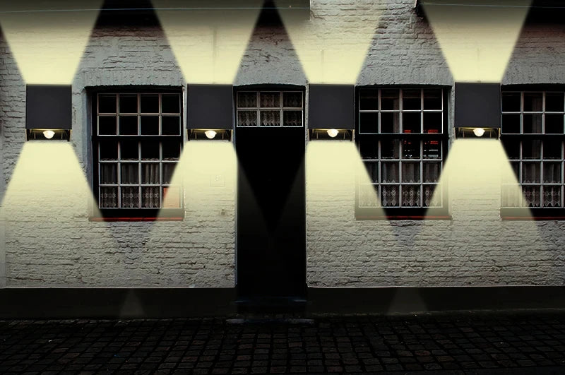 Motion Sensor Outdoor LED Wall Light LED Wall Sconce Square Waterproof IP65 Porch Garden Wall Lamp Exterior Lighting Fixture