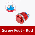 2/5/10Pcs Waterproof IP67 16mm Round Metal Switch Self-reset ON-OFF Momentary Push Button Switch