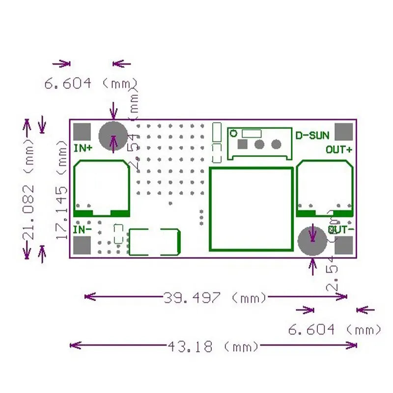 LM2596S DC-DC Step Down Variable Volt Regulator Input 3.0-40V Output 1.5-35V Adjustable Buck Converter Electronic