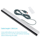 Plug & Play Wired Sensor Bar For Nintendo Wii & Wii U Controller Wired IR Infrared Ray Inductor Sensor Bar For Nintendo Game