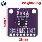 MT6816 High-Speed and High-Precision Magnetic Encoder Magnetic Induction Angle Measurement Sensor Module