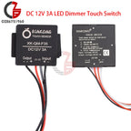 DC 12V 3A Touch Switch Sensor Stepless LED Inductive Dimmer Bathroom Mirror Lamp Dimming Control Switch for Led Light Mirror