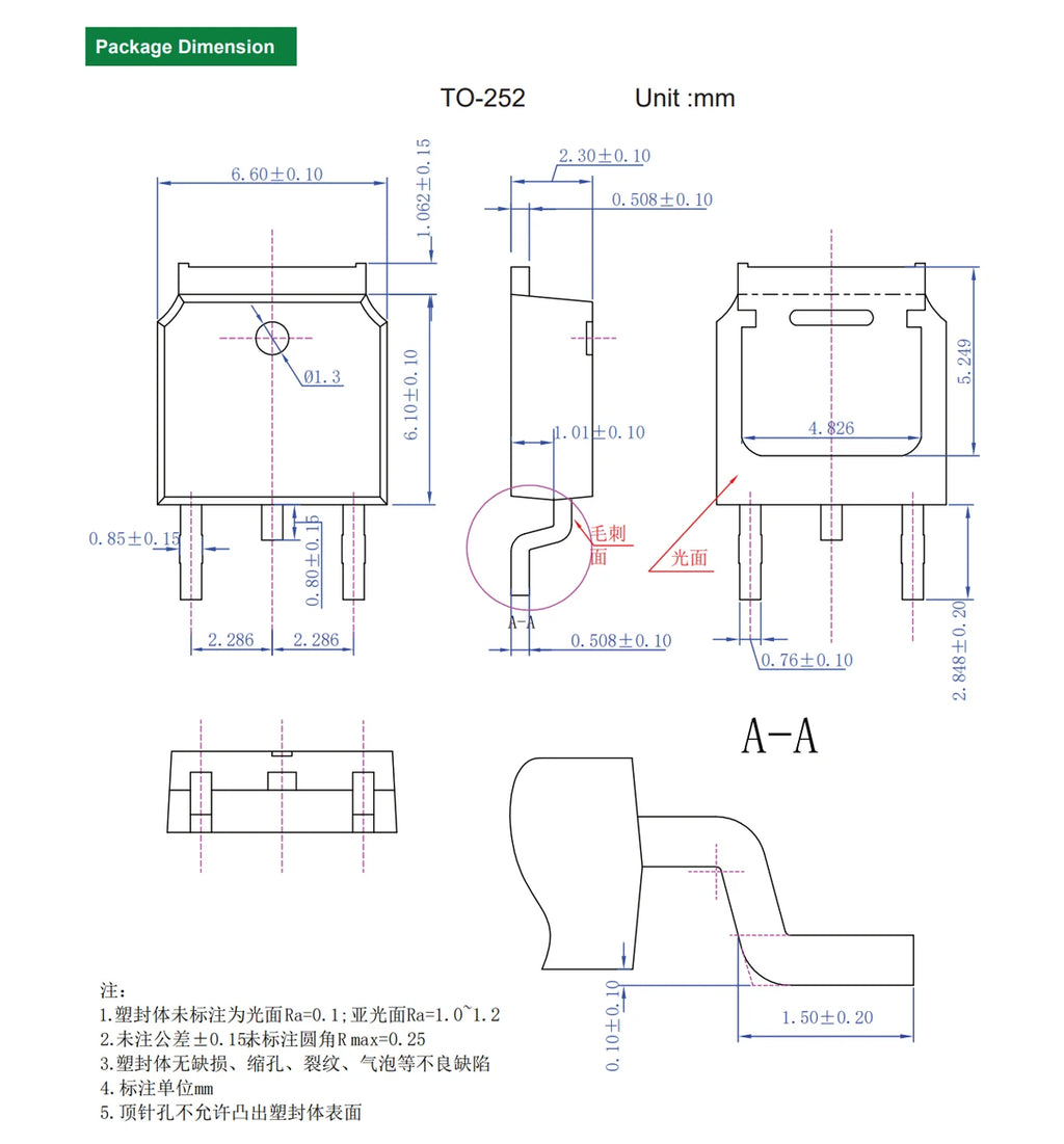 Original CMOS MOSFET CMD1402, CMD3080M, CMD3090L N-Channel TO-252