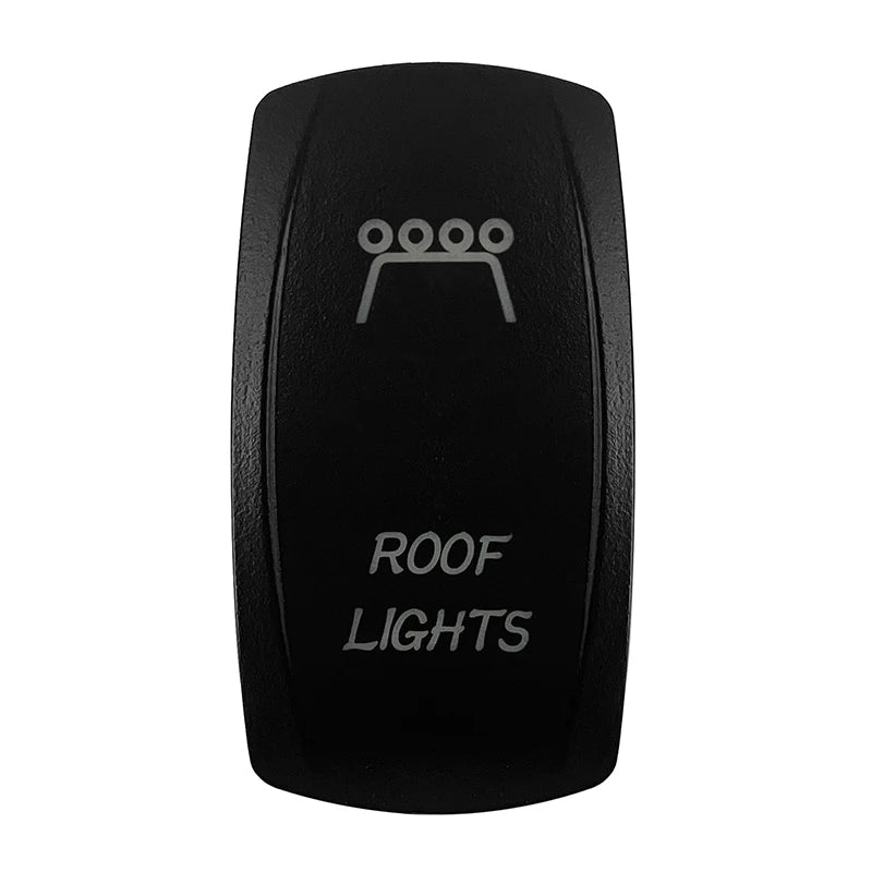 CUSTOM Dual RED Led Laser Etched Rocker Switch ON-OFF ON-OFF-ON (SPST DPDT) for ARB/Carling/NARVA 4x4 Caravan Accessories SUV