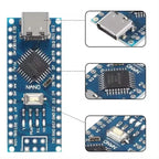 Nano 3.0 Type-C controller compatible with for Arduino nano CH340 USB driver with CABLE NANO V3.0 ATMEGA328P Type-C