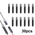30pcs No Wire Stripping 1 Wire Quick Disconnect Electrical Connectors for 16-18 AWG Fast & Secure Connection for Automotive