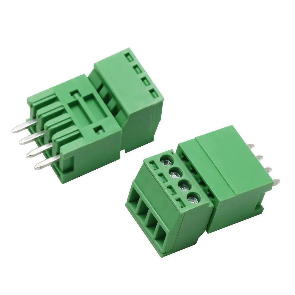2.54mm Pitch KF2EDG PCB Screw Terminal Block 2P 3P 4P 5P 6P 7P 8P 9P 10Pin Male Plug Female Socket Pin Header Wire Connector