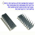 1PCS  PIC16F54-I/P PIC16F88 PIC16F627 PIC16F628A PIC16F648A PIC16F716 PIC16F818 PIC16F819 PIC16F1826 PIC16F1827 E T AT DIP18