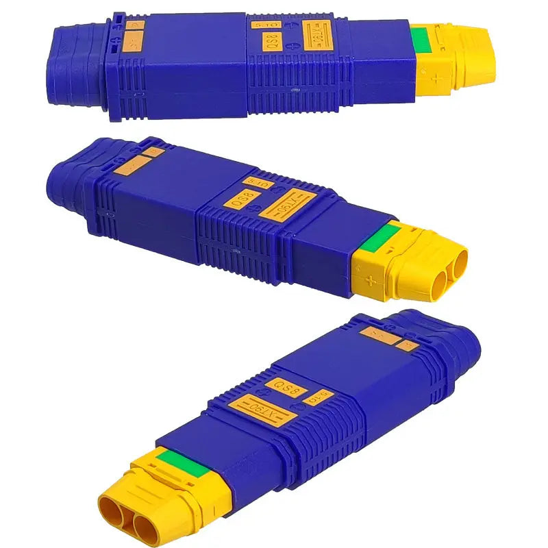 QS8-S/QS8-S+ High-Current Anti-Sparking QS8 to XT90 Adapter, Drone Lithium Battery Connector, Electric Vehicle Charging Plug
