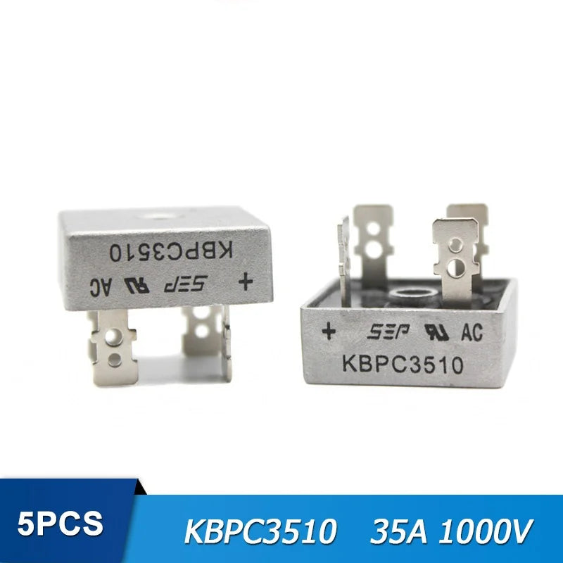 5PCS LAUBEI Diode Bridge Rectifier KBPC5010 KBPC1010 KBPC1510 KBPC2510 KBPC3510 Rectifiers 10A 15A 25A 35A 50A