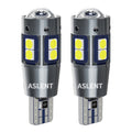 2/4PCS High Quality T10 W5W 168 192 Led Tail Light 3030 10smd 12V Auto Lamp CANBUS NO Error Car Marker Parking Bulb 6000K ASLENT