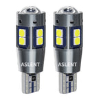 2/4PCS High Quality T10 W5W 168 192 Led Tail Light 3030 10smd 12V Auto Lamp CANBUS NO Error Car Marker Parking Bulb 6000K ASLENT