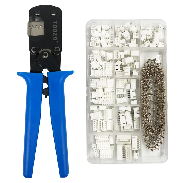 300 Pcs DuPont Terminal SET & Crimping Pliers 0.08-0.5mm 28-20 AWG Crimp Range Crimper XH2.54/PH2.0/ZH1.5/SH1.0/ 2.0/2510 Tools