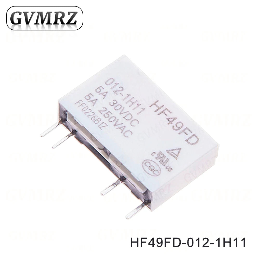 4P HF49FD Relay HF49FD-005 012 024 1H11 4Pin 5A Relays DC 5V 12V 24V HF49FD-005-1H11 HF49FD-012-1H11 HF49FD-024-1H11