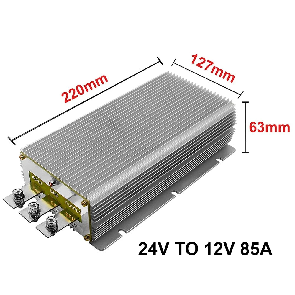 24V to 12V 13.8V 120A 100A 80A DC DC Step Down Converter 24V-13.8V Buck Regulator Voltage Transformer Stabilizer for Cars Module