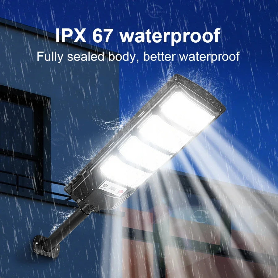 1/2PCS 11000W/6000W LED Solar Lights Motion Sensor Light Outdoor Remote Control Solar Lamp Waterproof Garden Courtyard Lamp